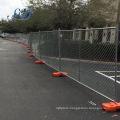 Construction used concrete temporary fence